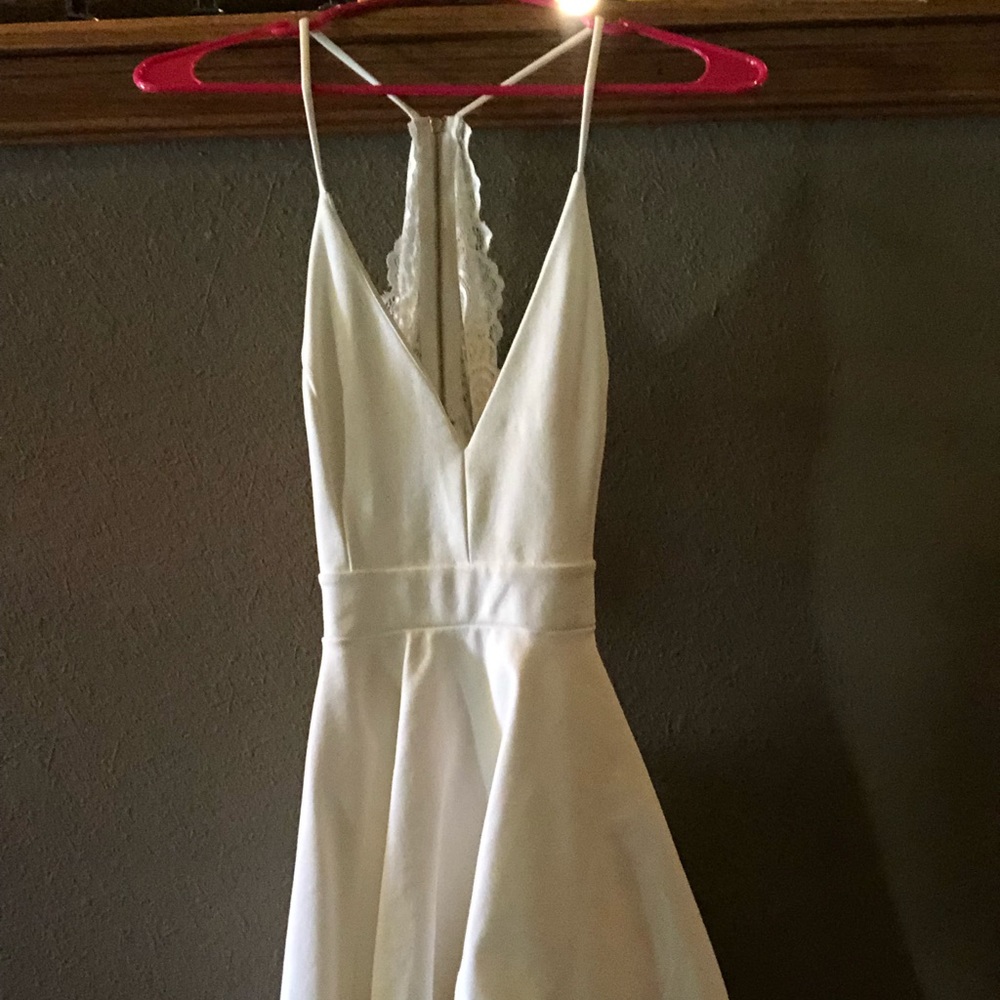 white Windsor dress